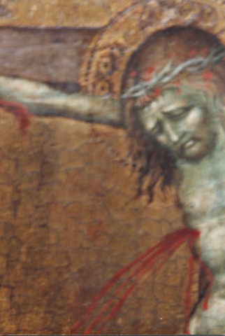 Anonimo — Francesco di Vannuccio - sec. XIV - Gesù Cristo crocifisso — particolare